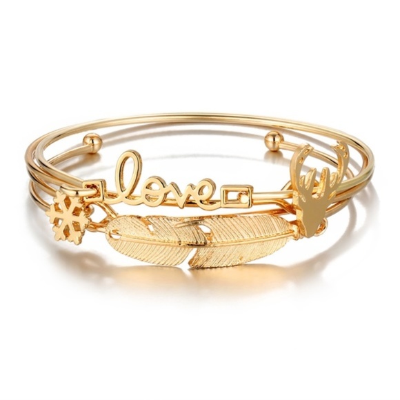 🎉4 Piece Bangle Set - Picture 3 of 8